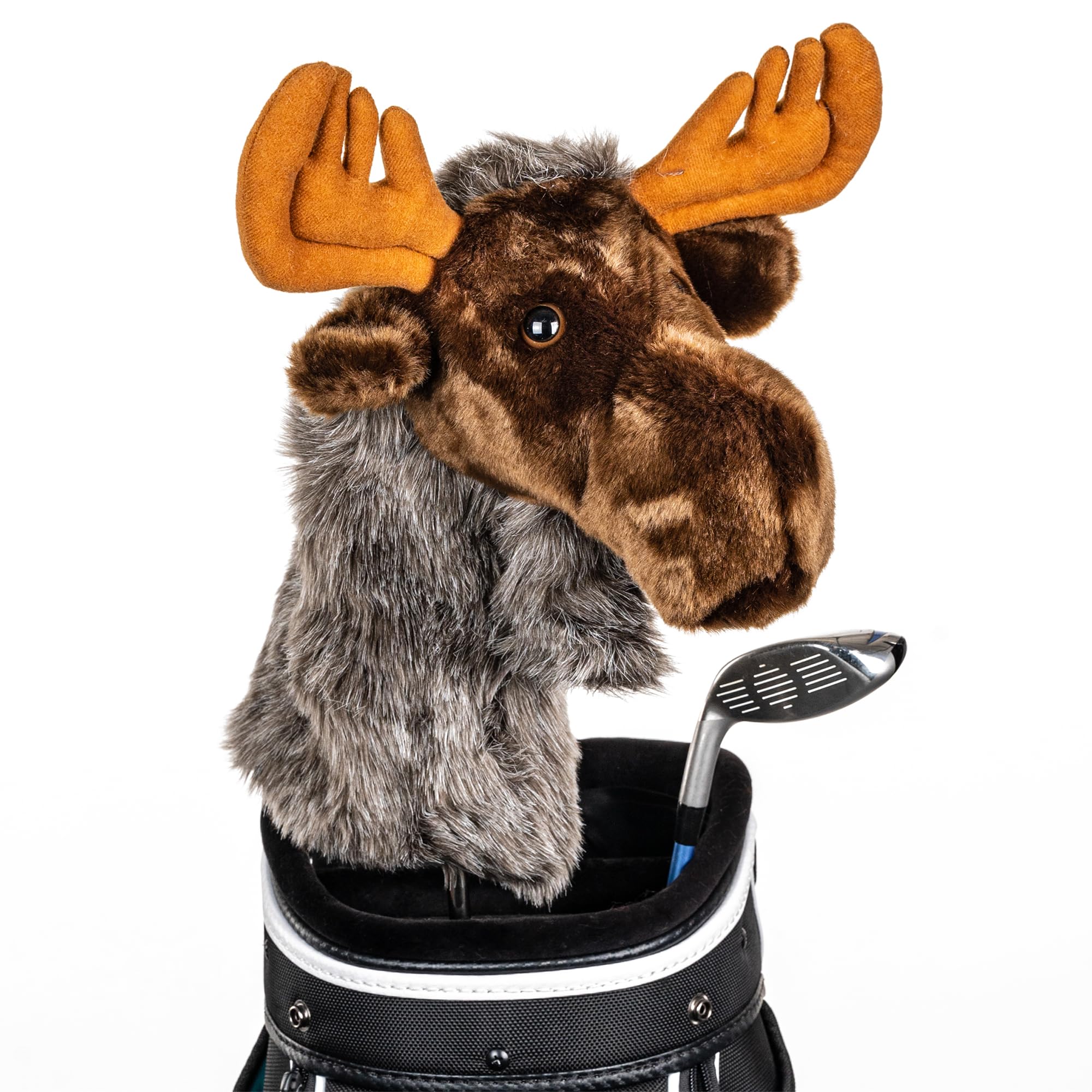 Daphne's Moose Novelty Golf Driver Headcover - Brown