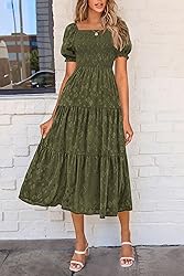 PRETTYGARDEN Women's 2025 Summer Casual Midi