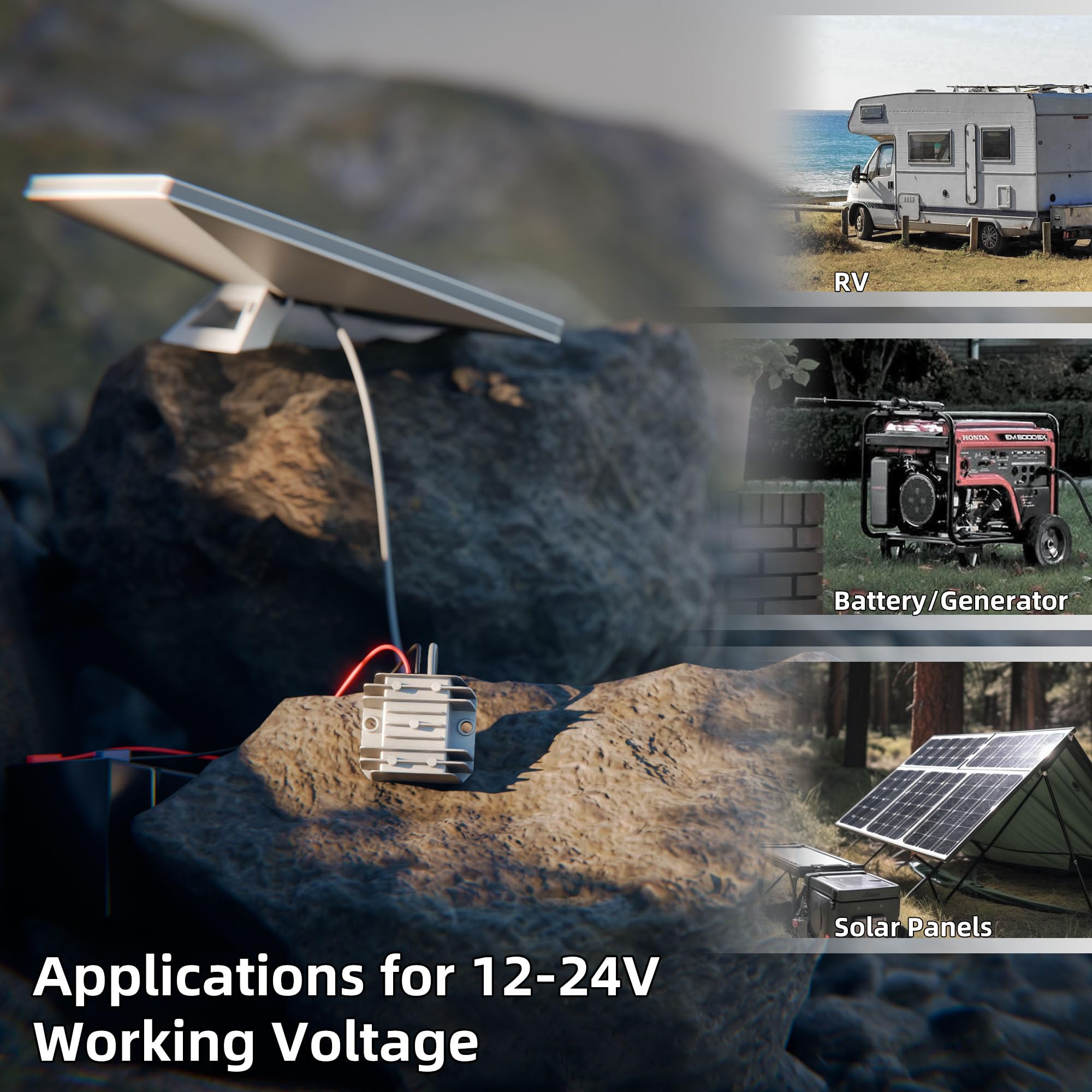 Starlink Mini 12V Adapter, Starlink Mini Power Supply 12/24V Step Up to 30V 3.5A Power Converter 9-28V Input Conversion Kit for Truck RV Marine
