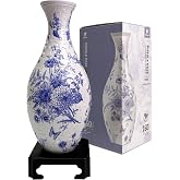 Pintoo 3D Puzzle Vase with 160 Curved Plastic Pieces House Warming Gift for Flower Arrangements and Home Decoration [S1033] (Classic, Blooming Season)