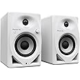 Pioneer DJ DM-40D-BT-W 4-inch Desktop Active Monitor Speaker with Bluetooth - White