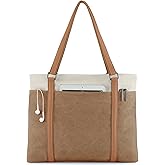 Wxnow Women Laptop Tote Bag Canvas Handbag Purse Shoulder Bag | Laptop, Canvas, Purse