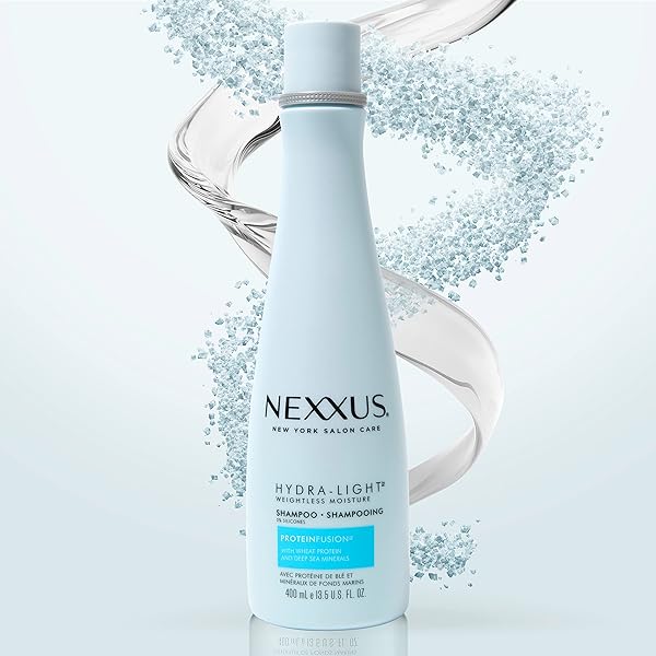 NEXXUS HYDRA-LIGHT WEIGHTLESS MOISTURE SHAMPOO REPLENISHING SHAMPOO FOR OILY HAIR SILICONE FREE 13.5 OZ