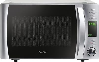 X-Range CMXG22DS/ST Mikrowelle mit Grill, Fassungsvermögen 22 l, Dampfaufsatz, 40 Programme, 5 Betriebsstufen, Leistung 1250 W, Edelstahl