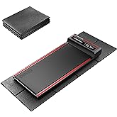 Crostice Walking Pad Mat 26 x 60, 1/4 Thick Floor Mat for Under Desk Treadmill for Carpet & Hardwood, Shock Absorption Protec