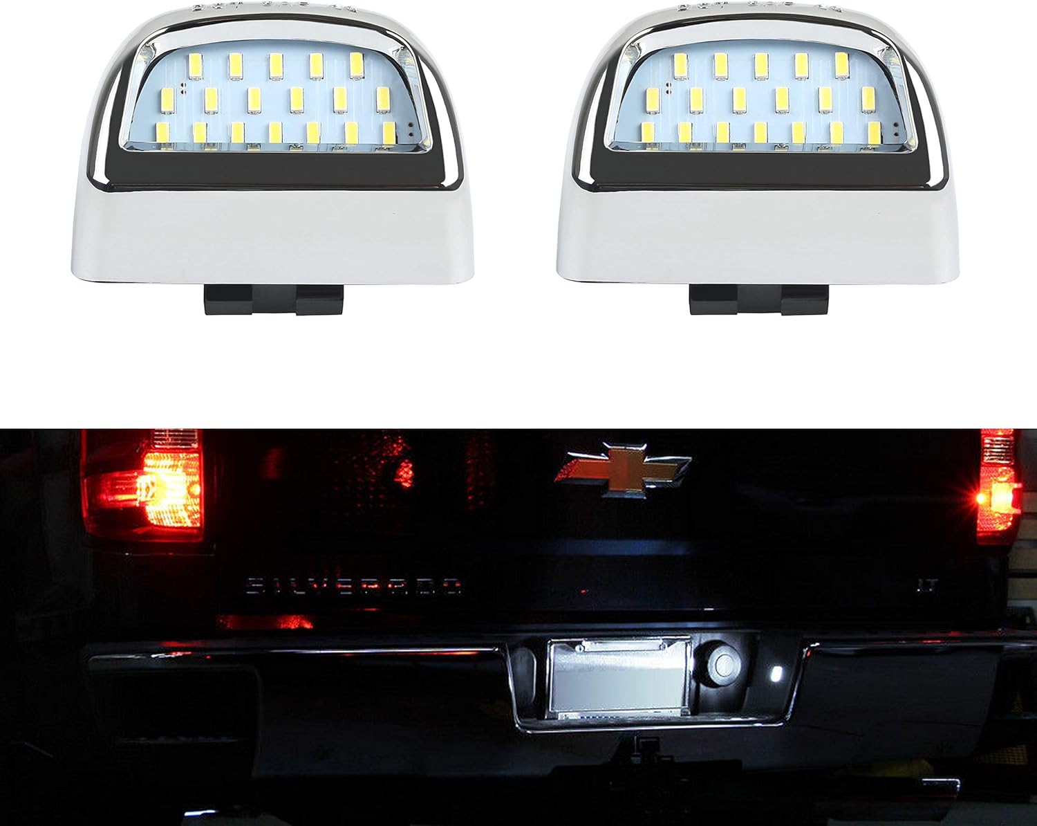 GemPro LED License Plate Light Lamp Assembly Replacement