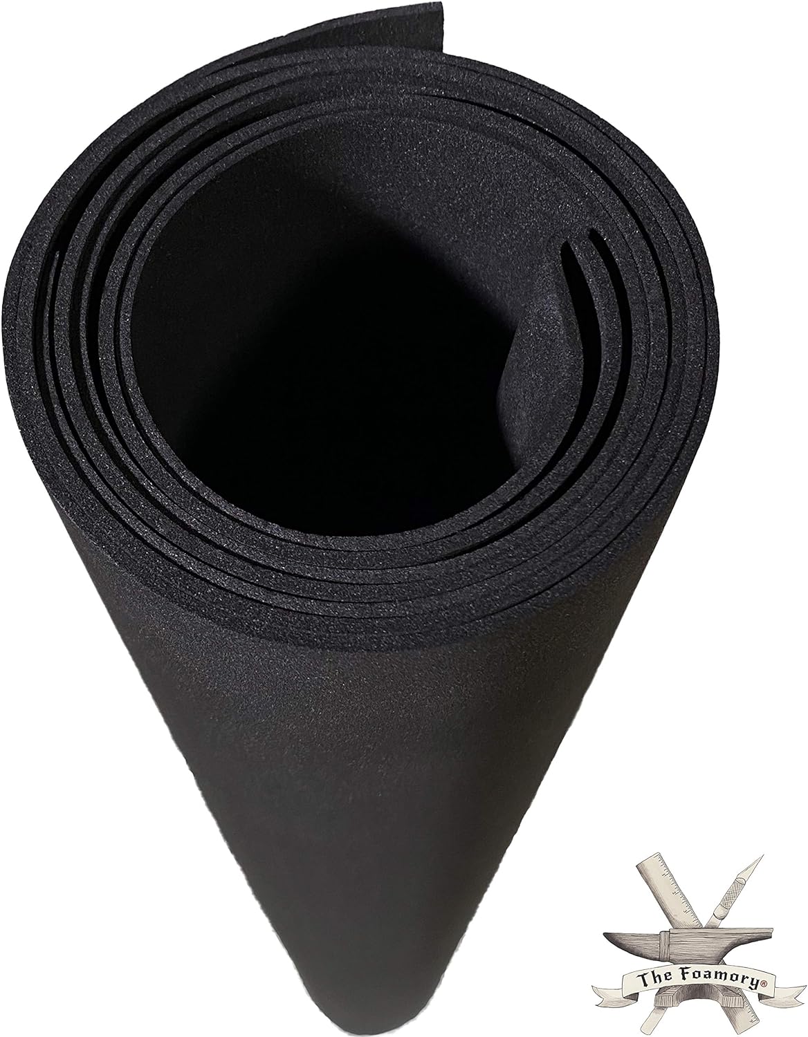 EVA Foam Cosplay 2mm Thick Black 35 x 59 inch Sheet Ultra High Density 85 kg/m³ by The