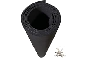 The Foamory EVA Foam Cosplay - 2mm Thick (1mm to 10mm) - Extra Large Foam Sheets - Black or White - 35" x 59" Sheet - Ultra High Density Craft Foam 85 kg/m3