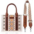 Montana West Wrangler Tote Bag for Women Western Shoulder Purses Boho Aztec Satchel Handbags