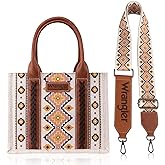 Montana West Wrangler Purse Western Aztec Tote Bag for Women with Guitar Strap | Western, Boho, Aztec, Western, Boho, Aztec