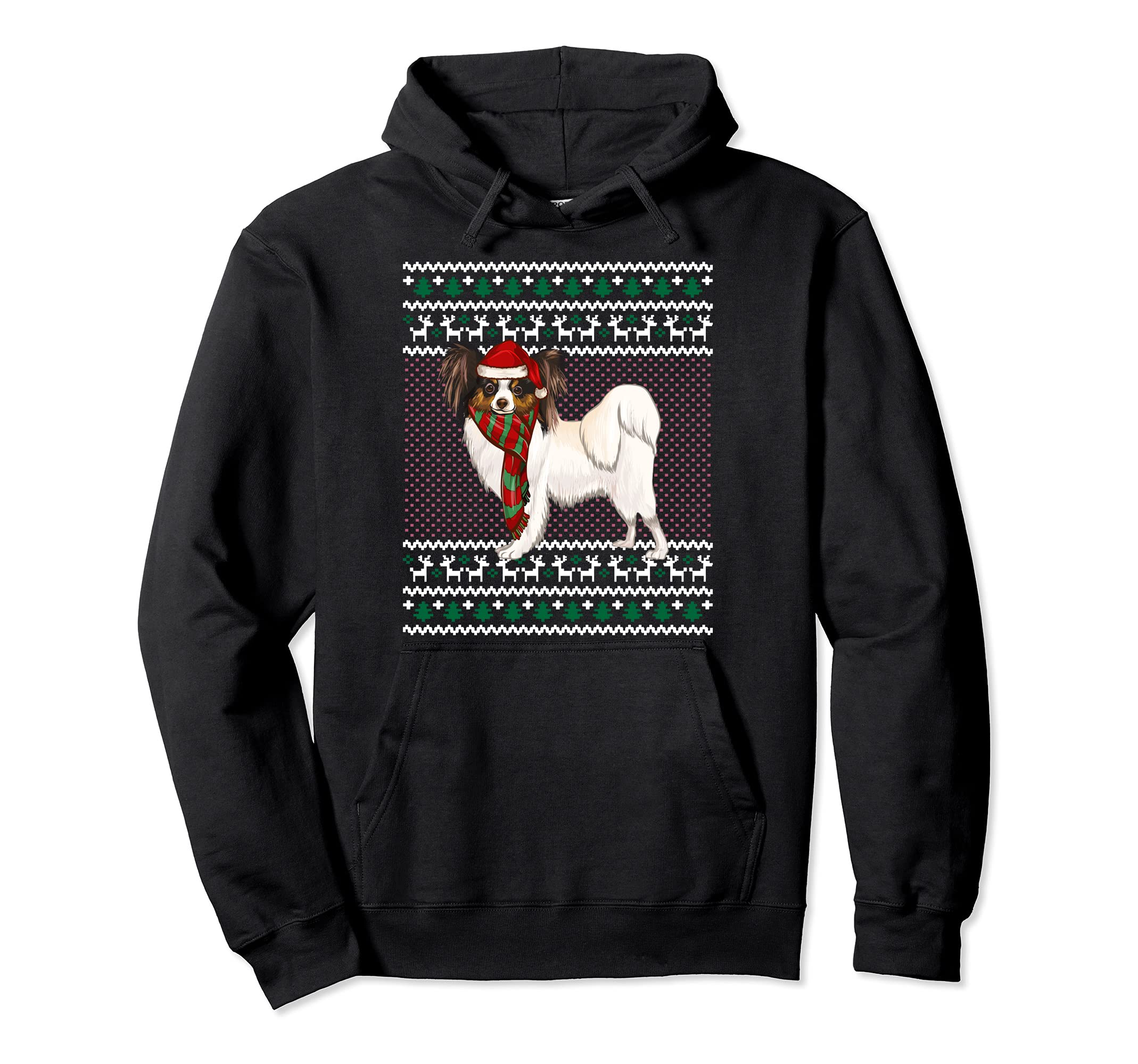 Xmas Soft Coated Wheaten Terrier Dog Santa Ugly Christmas Pullover Hoodie