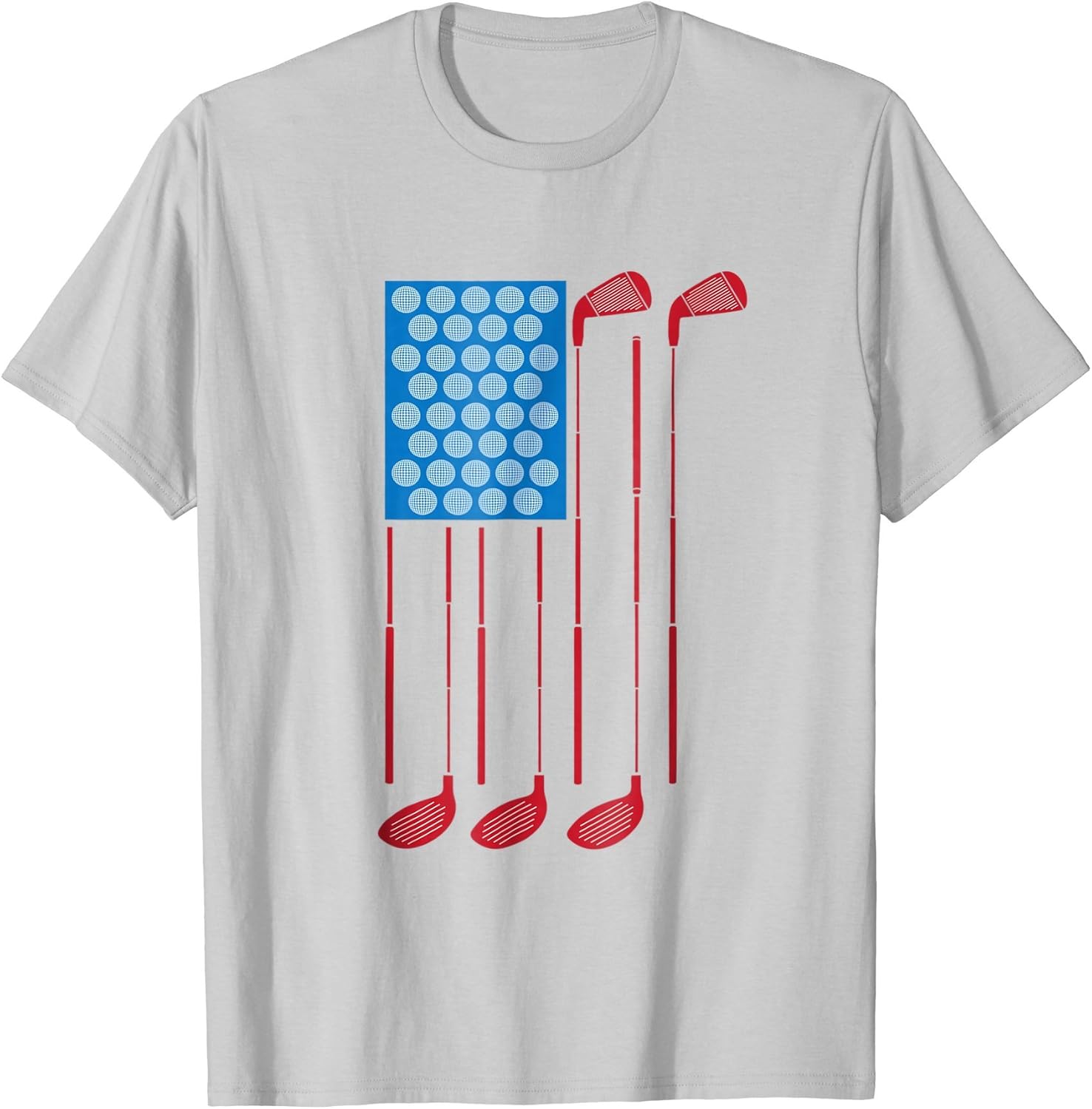 Amazon.com: American Flag Golf T-Shirt Gift: Clothing