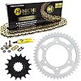NICHE Drive Sprocket Chain Combo for Yamaha MT-09 FZ09 XSR900 Front 16 Rear 45 Tooth 525VM-X X-Ring 110 Links