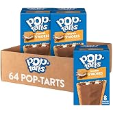 Pop-Tarts Toaster Pastries, Breakfast Foods, Kids Snacks, Frosted S'mores (8 Boxes, 64 Pop-Tarts)