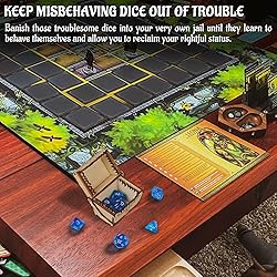 DND Mimic Chest Dice Jail Prison with a Random