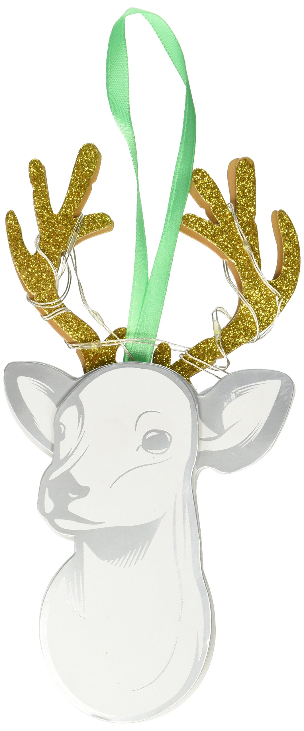 Paper House Productions Deer head LED 3D Shimmers, Multicoloured