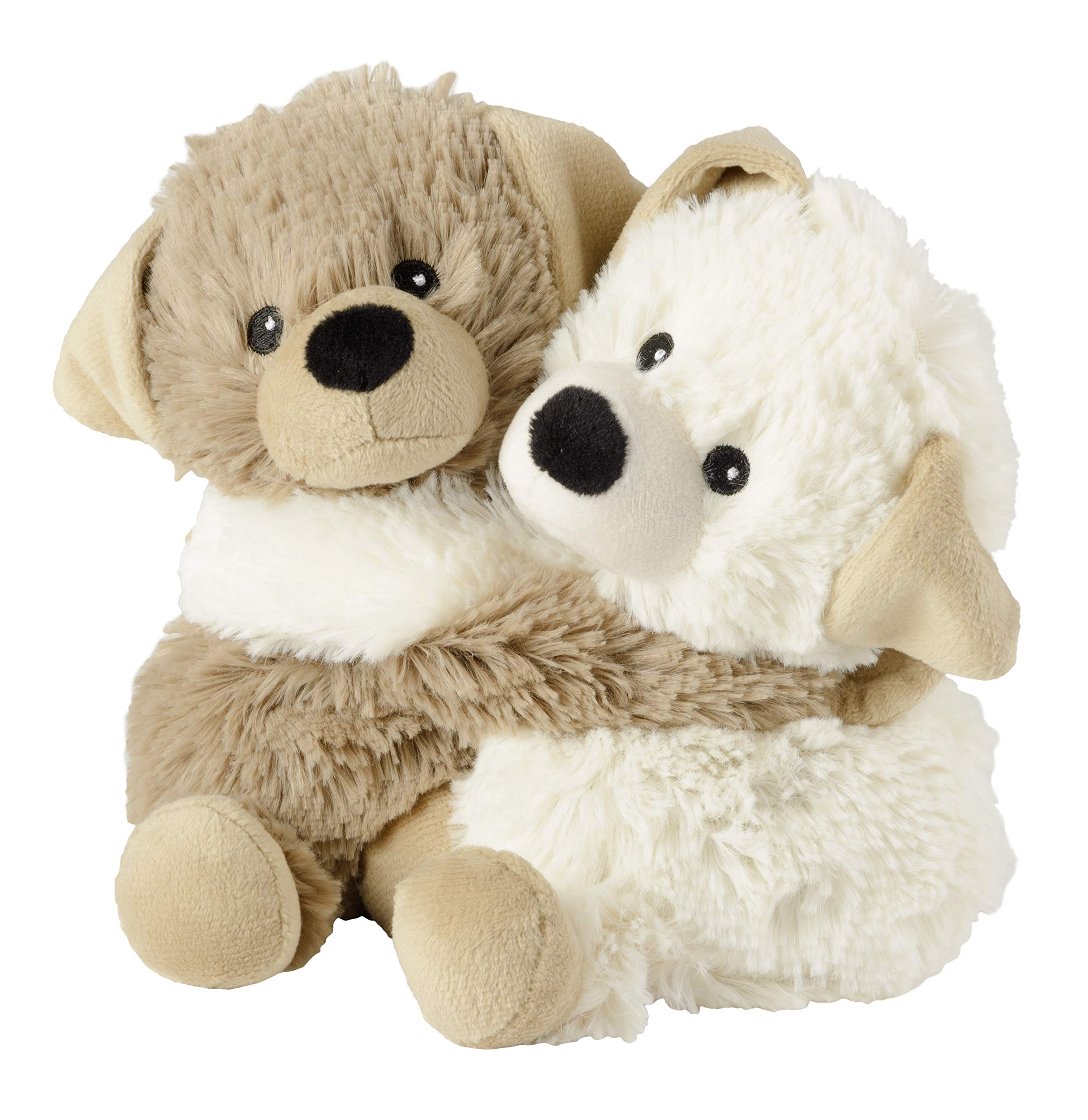 Warmies® Cuddly Friends Dog Heat Cushion/Soft Toy Set of 2 Millet Lavender Filling