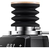 SHARDOR 64mm Coffee Grinder Single Dose Hopper, Silicone Bellow with Wooden Lid for Easy Cleaning and Single Dosing