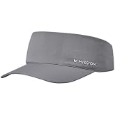 MISSION Cooling Stretchy Visor - Unisex Visor Hat for Men and Women, No Slip Band, UPF 50 Sun Protection Visor