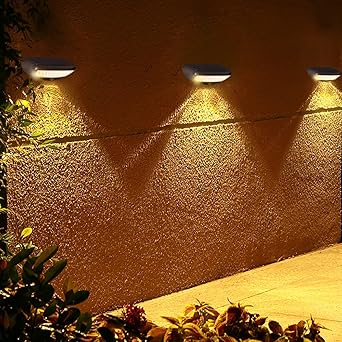 Solarleuchten 36 Led Garten Solarlampe Sicherheit Bewegungsmelder Solar Licht Aussen Wasserdichte Wandleuchte Fur Balkonzaun Patio Deck Hof Gehweg Wege Auffahrt Treppe Aussenwand 4 Modi 4400mah Warmes Licht Amazon De Beleuchtung