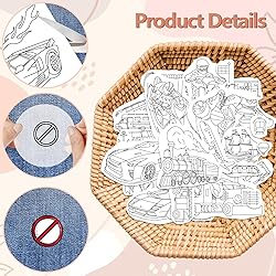 Peacoblue Water Soluble Embroidery Patterns for