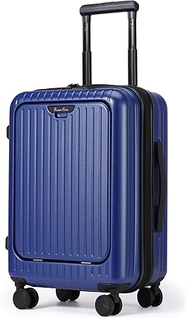 Amazon Roam Cove 拡張 スーツケース 軽量 機内持ち込み キャリーケース キャリーバッグ 静音 ビジネス フロントオープン 日乃本キャスター Tsaロック 出張 シンプル おしゃれ Rc Su058 New ブルー 最適進化 約39l 拡張時 2 3泊 スーツケース