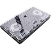 Decksaver Pioneer DDJ-SX3 DJ Mixer Cover (DS-PC-DDJSX3) | Smoked Polycarbonate Shell, Guards Faders, Knobs &amp; Switches, Dust, Liquid &amp; Impact Protection, Cables Stay Connected