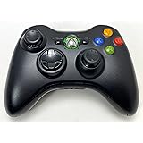 Xbox 360 Wireless Controller Black by Microsoft (Renewed)