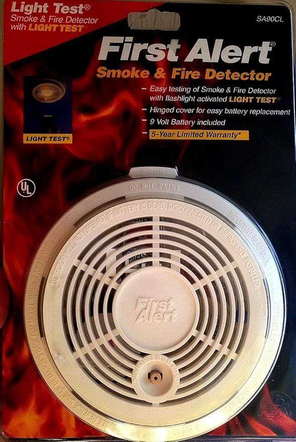 Amazon.com: First Alert sa90lt – Detector de humo y fuego ...