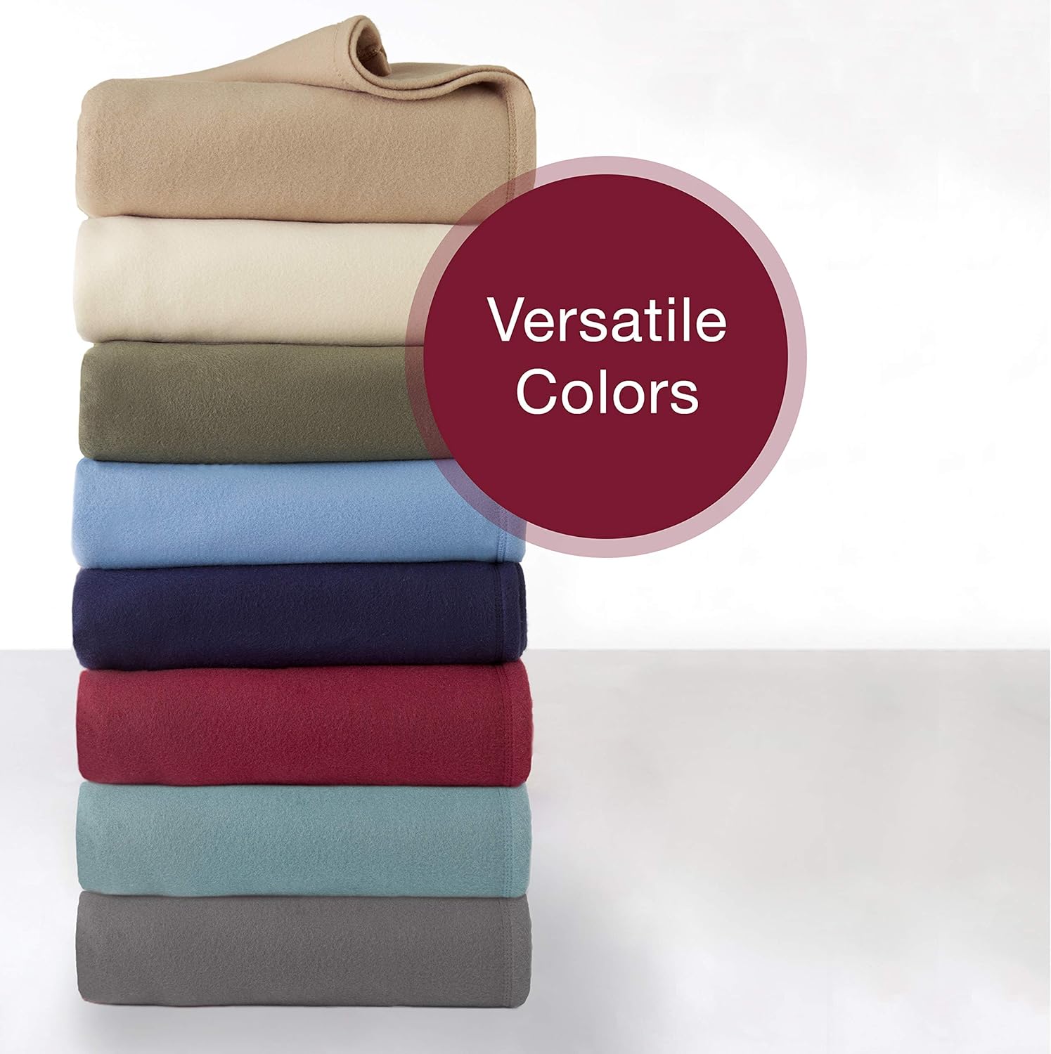 Martex Super Soft Fleece Blanket - Full/Queen, Warm, Lightweight, Pet-Friendly, Throw for Home Bed, Sofa & Dorm - Slate Blue: Home & Kitchen