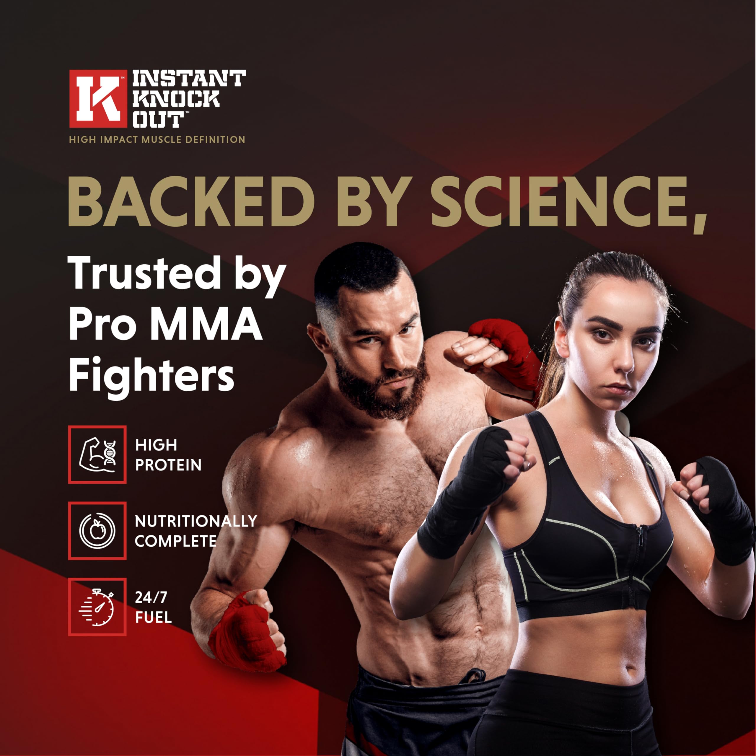Instant Knockout Complete Shred - Meal Replacement Shake - Vanilla - High-Protein, Vitamin-Enriched, Nutritionally Complete - 14 Servings