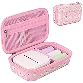 Perfcaze Portable Sticker Printer Case Compatible with Memoking T02, Phomemo M02 / M02S / M02 Pro, Nelko PM230, Anycash, Ponek Mini Pocket Printer, Label Maker Sticker Paper Storage Case