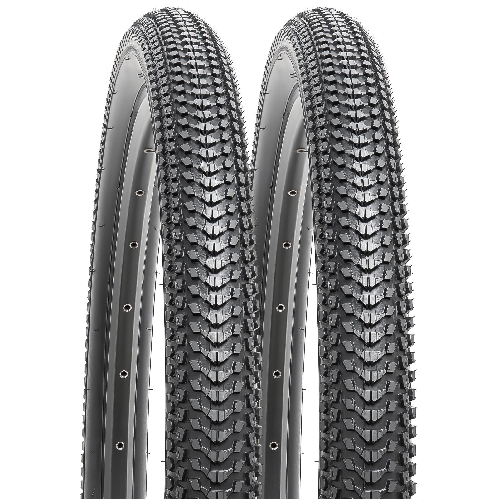 YunSCM 2-PCS 27.5" Foldable Bike Tyres 27.5x2.35 Tires 57-584 Compatible with 27.5 inch Bicycle Tyres 27.5x2.30 27.5X2.35 27.5x2.40 Road/City Bike Bicycle Tyres