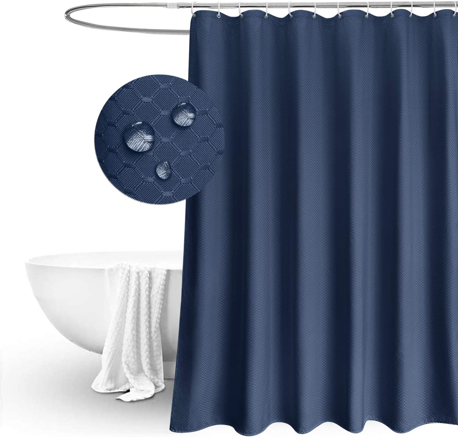 EurCross Blue Shower Curtain 180 x 180cm Long