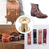 Sourcing Map Chicago Screw Set M5 x 8mm Gold Tone 50 pcs Leather DIY Rivets view 6