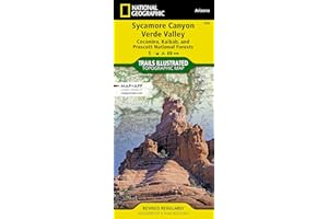 Sycamore Canyon, Verde Valley Map [Coconino, Kaibab, and Prescott National Forests] (National Geographic Trails Illustrated Map, 854)