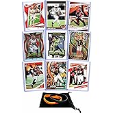 Cincinnati Bengals Cards: Joe Burrow, Ja'Marr Chase, Noah Fant, Tee Higgins, Chase Brown, Evan McPherson, Corey Dillon, A.J. Green, Chad Johnson ASSORTED Football Stars & GOATs Trading Card & Wristbands Gift Pack
