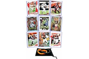 G.O.A.T CHASER Cincinnati Bengals Cards: Joe Burrow, Ja'Marr Chase, Noah Fant, Tee Higgins, Chase Brown, Evan McPherson, Corey Dillon, A.J. Green, Chad Johnson ASSORTED Football Stars & GOATs Trading Card & Wristbands Gift Pack