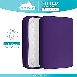 DREAMCARE Fitted Sheet Queen Size - Deep Pocket