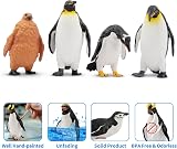 toymany 12Pcs Penguin Figurines Realistic PVC Party Set Christmas Gift view 2