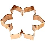 Old River Road Flower Shape Cookie Cutter, Copper