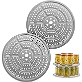 2-Pack 11-Inch Pressure Cooker Canner Rack/Canning Rack for Pressure Canner - Stainless Steel - Compatible with Presto, All-A