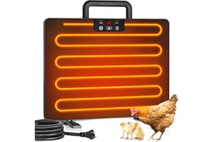 POMINEL Chicken Coop Heater, Chicken Coop Heater Heating Panel for Winter