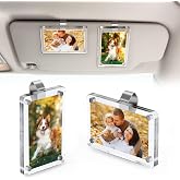 2Pcs Car Picture Holder for Sun Visor – Magnetic 2.36