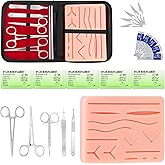Spectabilis Suture Practice Kit for Medical Students, Silicone Pad Surgery Wounds Closure Suturing, Supplies for Vet Nursing 