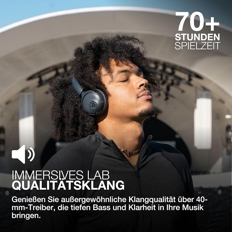 Go Lux ANC Kopfhörer Noise Cancelling - Bluetooth On Ear, Graphit