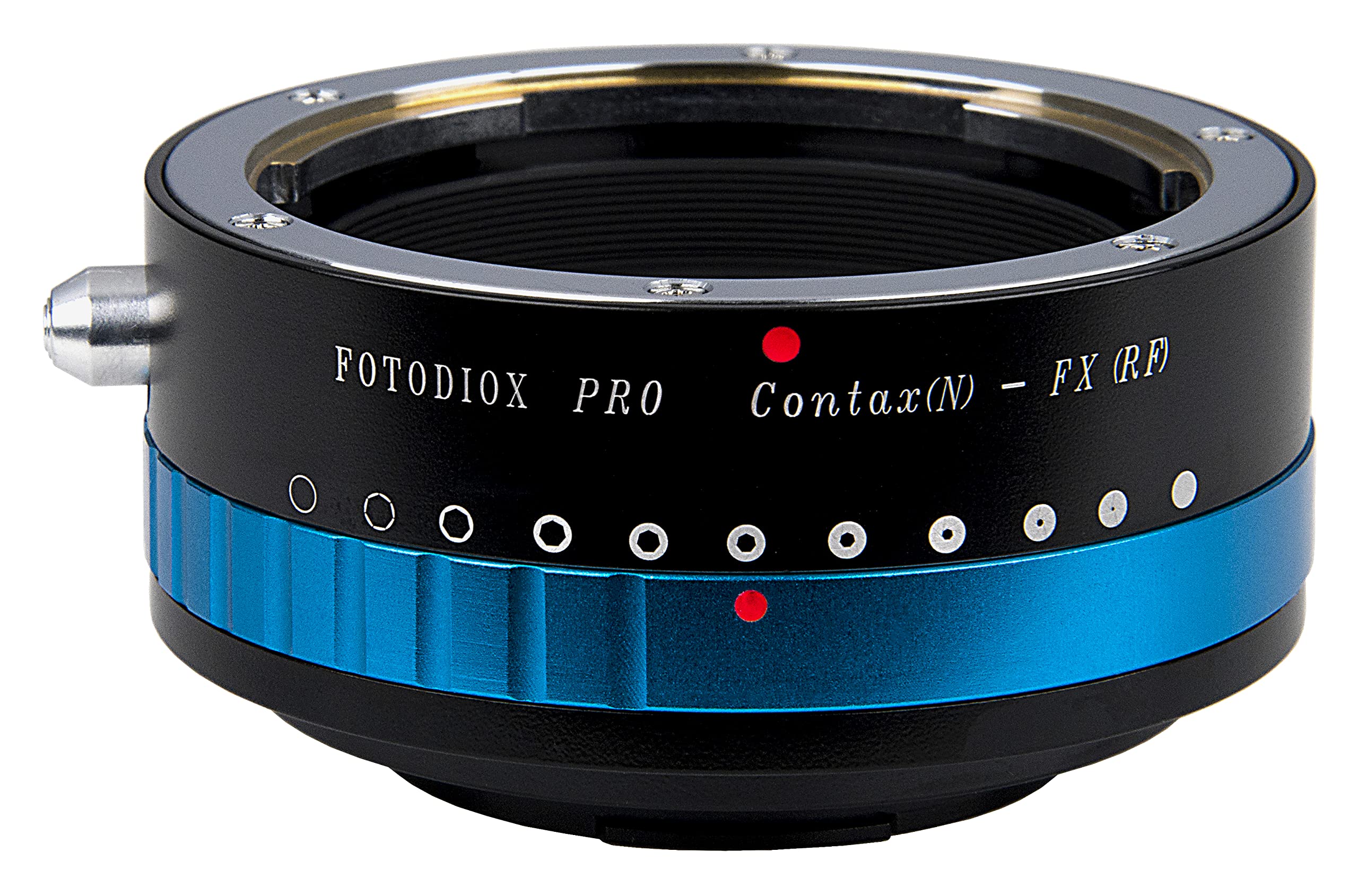 Fotodiox Pro Lens Mount Adapter with Iris,Contax N(Iris) to Fujifilm X (X-Mount) Camera Body, for Fujifilm X-Pro1, X-E1