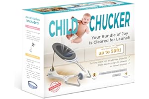 Witty Yeti Hilarious Child Chucker Gag Gift Empty Box Wrap Your Real Present Inside to Prank Friends or Family with This Practical Joke for Men or Women. Funny Idea for New Parents or Baby Shower.