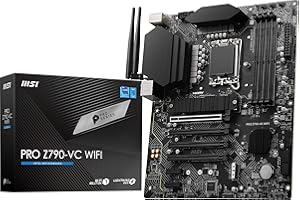 MSI PRO Z790-VC WiFi ProSeries Motherboard (Support 14th/13th/12th Gen Intel Processors, LGA 1700, DDR5, PCIe 5.0, M.2 Slots,