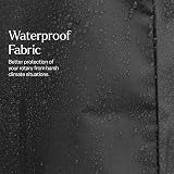 WINSOME Waterproof Rotary Washing Line Cover with Zip - Black view 4